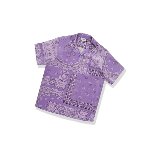 Kosele A BATHING APE Bape Paisley Print Kratke Sleeve Panske Nachový | 4689-DZWLI