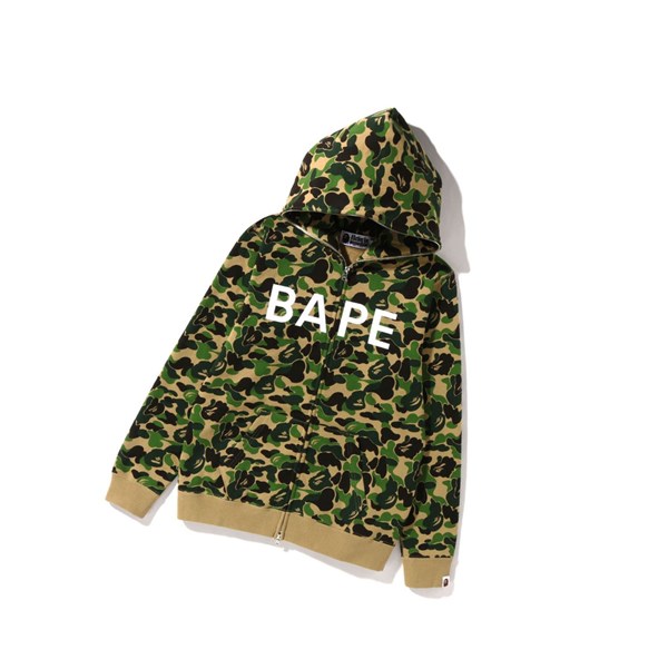 Mikiny S Kapucňou A BATHING APE Bape Abc Camo Bape Full Zip Damske Zelene | 5021-VQUGJ