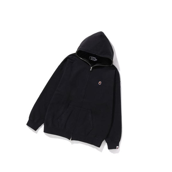 Mikiny S Kapucňou A BATHING APE Bape Crystal By Bathing Overdyed Oversized Full Zip Damske Čierne | 1704-ZFSGQ