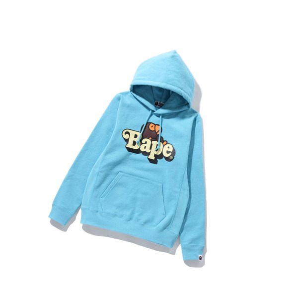 Mikiny S Kapucňou A BATHING APE Bape Milo On Bape Pullover Damske Svetlo Modre | 8521-SJYRA