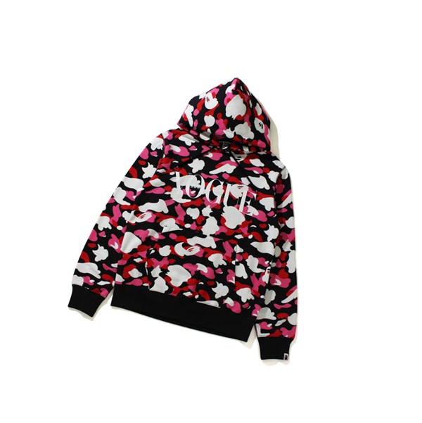 Mikiny S Kapucňou A BATHING APE Bape X Vogue Pullover Damske Čierne | 5109-FOUNL