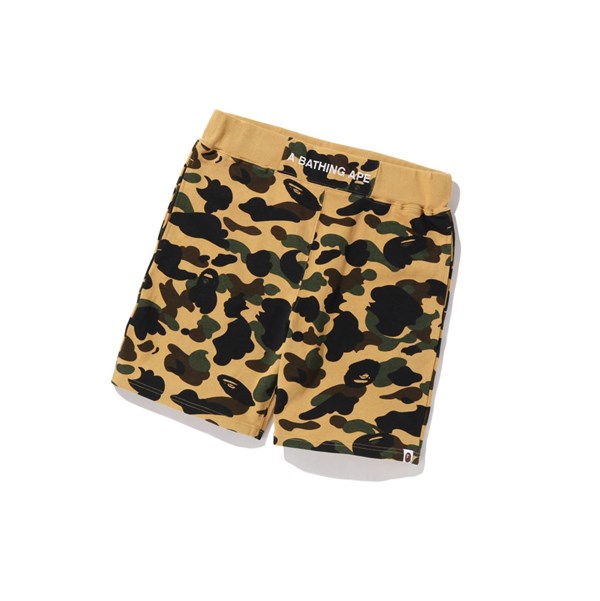 Sortky A BATHING APE Bape 1st Camo Sweat Panske Žlté | 7518-YWXBV
