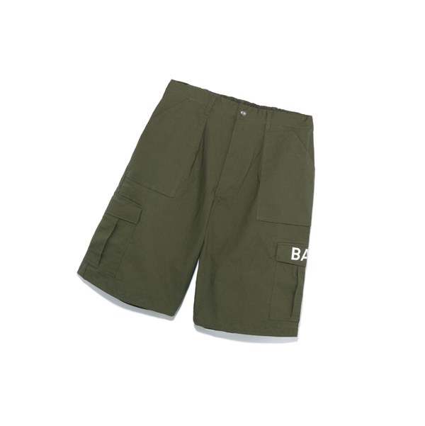 Sortky A BATHING APE Bape 6 Pocket Siroke Topanky Fit Panske Zelene | 2567-OYBUV