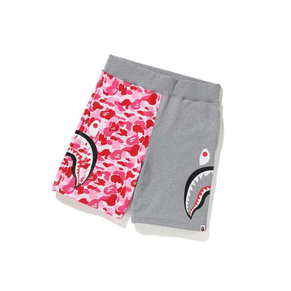 Sortky A BATHING APE Bape Abc Camo Side Shark Sweat Panske Ruzove | 4658-UYFCT