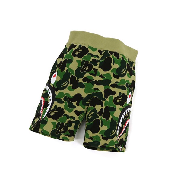 Sortky A BATHING APE Bape Big Abc Camo Side Shark Sweat Panske Zelene | 3258-PQDVF