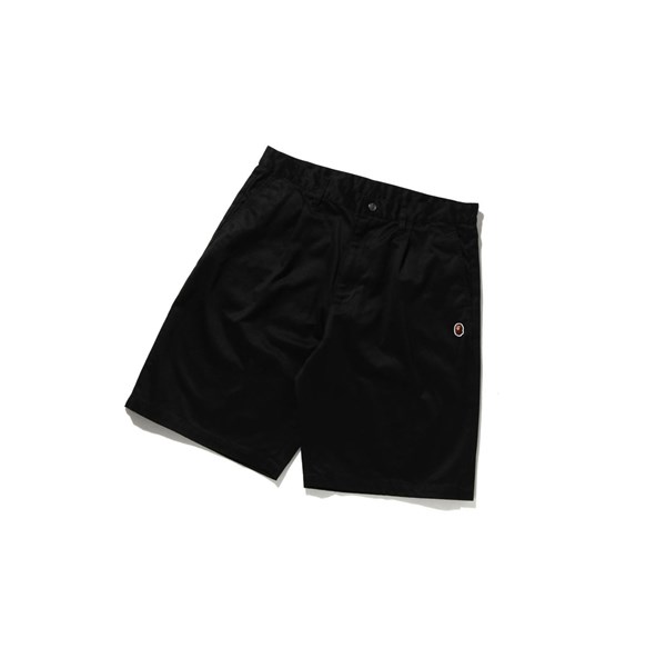 Sortky A BATHING APE Bape One Point Siroke Topanky Fit Chino Panske Čierne | 0823-MWDAT