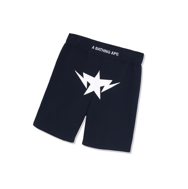 Sortky A BATHING APE Bape Twinsta Sweat Panske Námornícka Modrá Modre | 8421-OKHJX