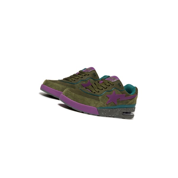 Tenisky A BATHING APE Bape Cestne Sta #2 M1 Low Panske Tmavo | 7295-DCFJW