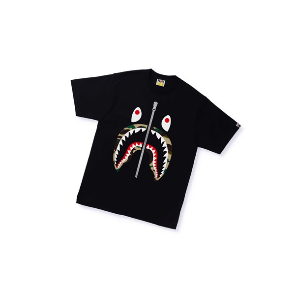 Tricko A BATHING APE Bape 1st Camo Shark Tee Kratke Sleeve Panske Čierne | 0546-PKOJT