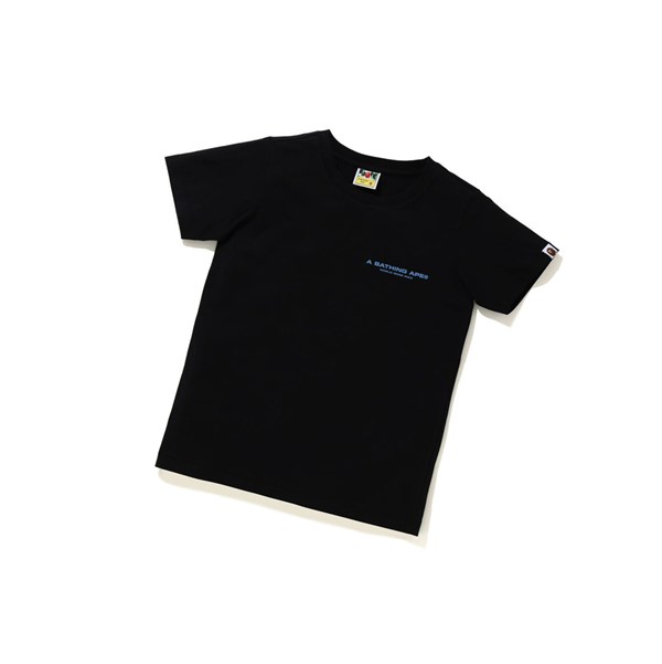 Tricko A BATHING APE Bape A Bathing Ape Line Camo Tee Kratke Sleeve Damske Čierne | 2037-NRGEU