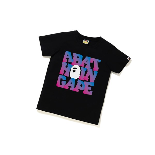Tricko A BATHING APE Bape A Bathing Ape Tee Kratke Sleeve Damske Čierne | 9126-WPZUL