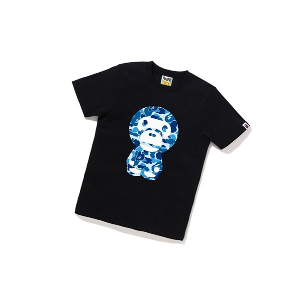 Tricko A BATHING APE Bape Abc Camo Big Baby Milo Tee Kratke Sleeve Damske Čierne | 0236-INJXK
