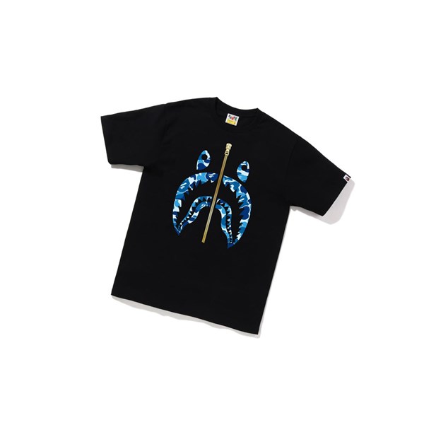Tricko A BATHING APE Bape Abc Camo Shark Tee Kratke Sleeve Panske Čierne | 8725-XOARG