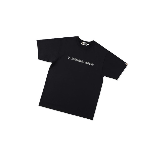 Tricko A BATHING APE Bape Ape Head Moon Tee Kratke Sleeve Panske Čierne | 6872-PZVMD