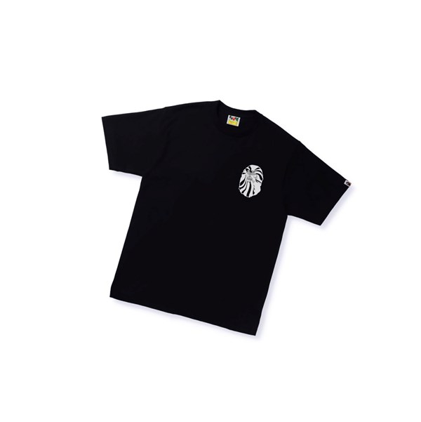 Tricko A BATHING APE Bape Ape Head Tee #1 Kratke Sleeve Panske Čierne | 1396-NATJB