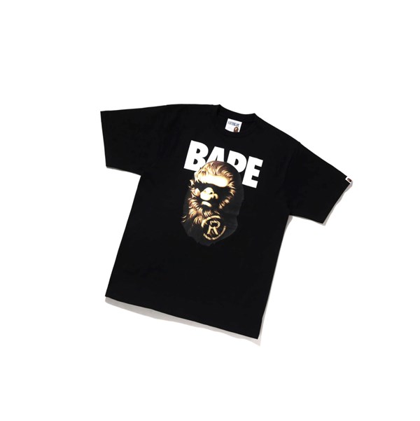 Tricko A BATHING APE Bape Ape Head Tee Kratke Sleeve Panske Čierne | 8367-LUWTS