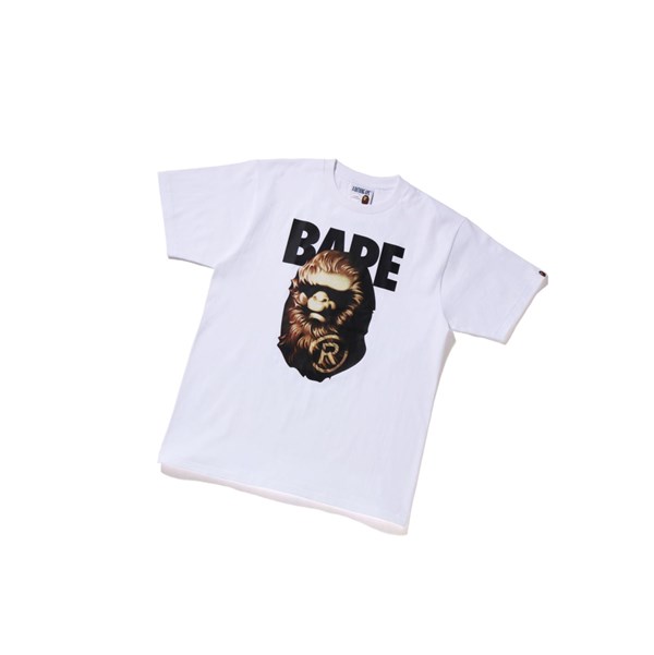 Tricko A BATHING APE Bape Ape Head Tee Kratke Sleeve Panske Biele | 9431-EUXFG