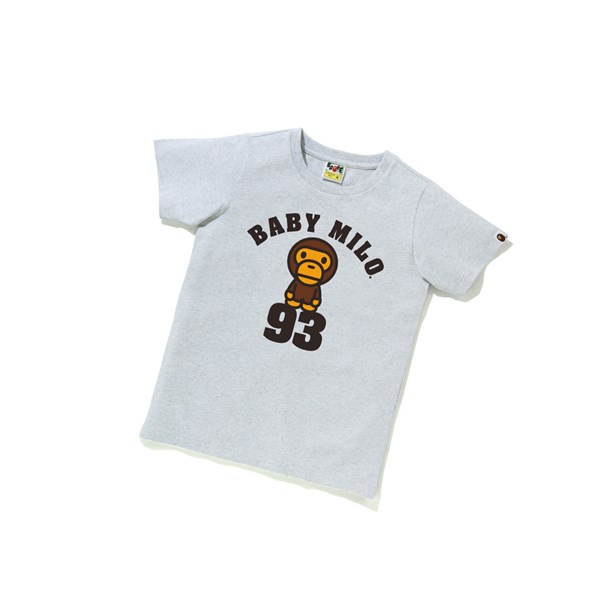 Tricko A BATHING APE Bape Baby Milo On 93 Tee Kratke Sleeve Damske Siva | 3210-CSIRH