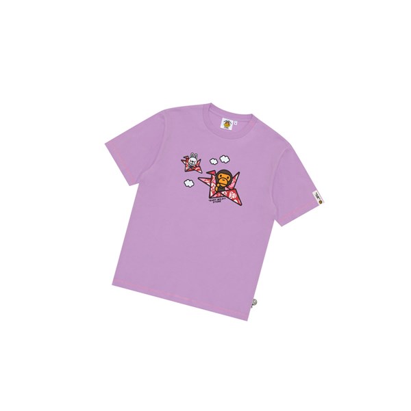Tricko A BATHING APE Bape Baby Milo Print Tee Kratke Sleeve Panske Nachový | 4256-APWBO
