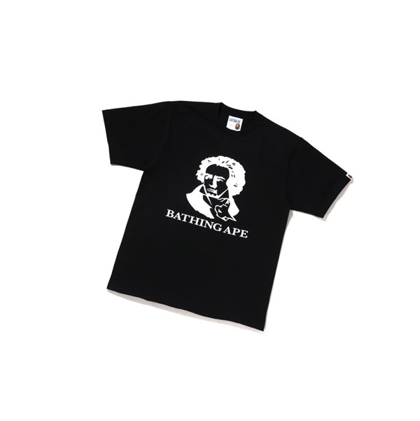 Tricko A BATHING APE Bape Bathing Ape Tee Kratke Sleeve Panske Čierne | 7145-CSZUG