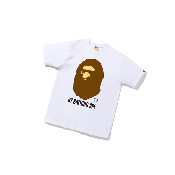 Tricko A BATHING APE Bape By Bathing Ape Tee Kratke Sleeve Panske Biele | 4089-ZDMPI