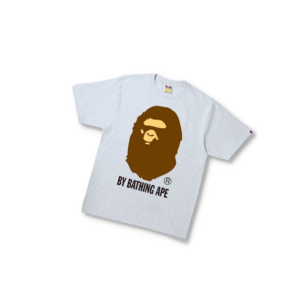 Tricko A BATHING APE Bape By Bathing Ape Tee Kratke Sleeve Panske Siva | 9163-BMZQP