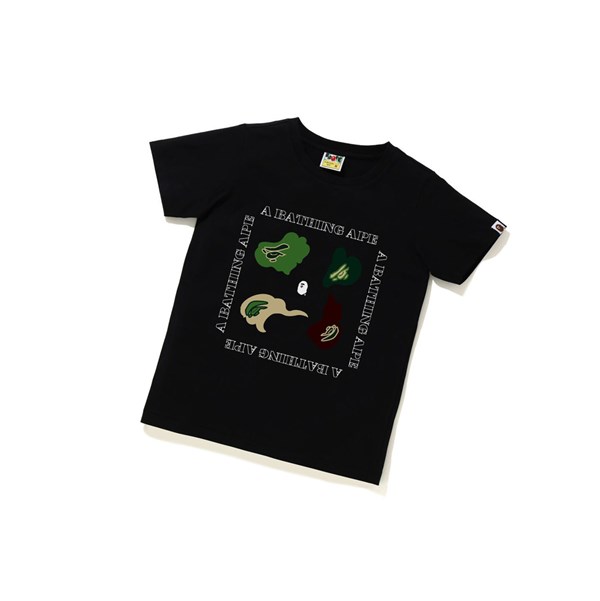 Tricko A BATHING APE Bape Def Camo Tee Kratke Sleeve Damske Čierne | 0638-DHGZP
