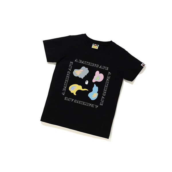 Tricko A BATHING APE Bape Def Camo Tee Kratke Sleeve Damske Čierne | 5928-YVHCN