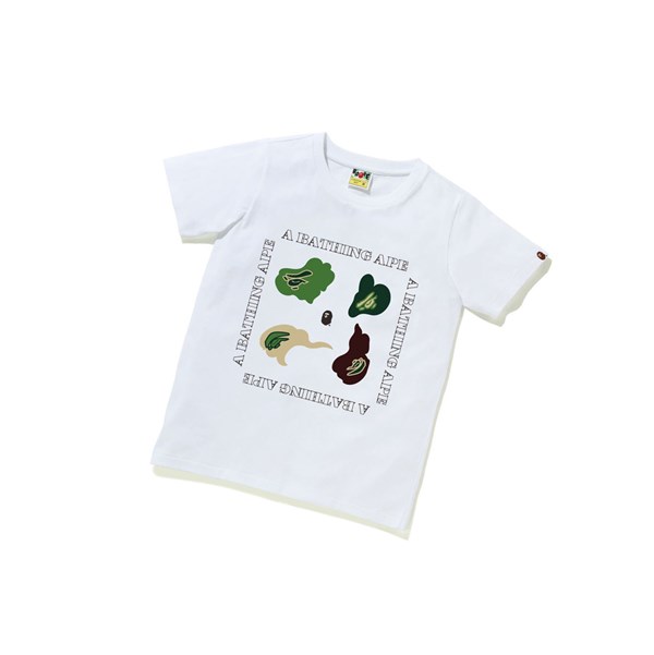 Tricko A BATHING APE Bape Def Camo Tee Kratke Sleeve Damske Biele | 8952-TSLYQ
