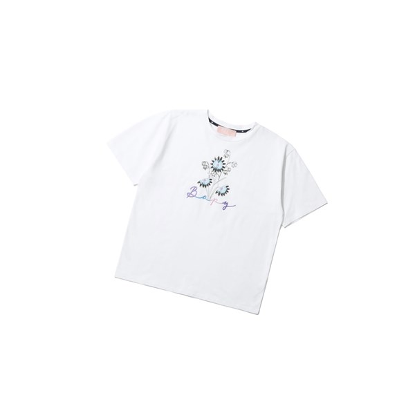 Tricko A BATHING APE Bape Floral Print Tee Kratke Sleeve Damske Biele | 0879-TNUFS