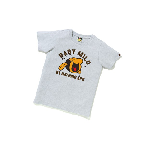 Tricko A BATHING APE Bape Klasické Baby Milo Tee #1 Kratke Sleeve Damske Siva | 7349-DWQZG