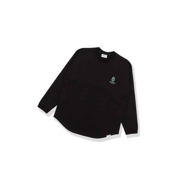 Tricko A BATHING APE Bape Logo Print Long Sleeve Tee Long Sleeve Panske Čierne | 3785-ZMPWS