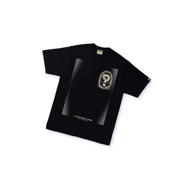 Tricko A BATHING APE Bape Multi Logo Tee #3 Kratke Sleeve Panske Čierne | 5902-IMROL