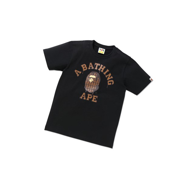 Tricko A BATHING APE Bape Valentine Chocolate Ape Head Tee Kratke Sleeve Damske Čierne | 6018-QHINP
