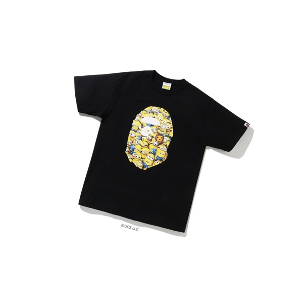 Tricko A BATHING APE Bape X Minions Tee09 Kratke Sleeve Panske Čierne | 8061-IZXJK