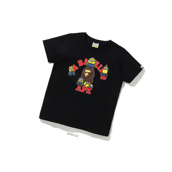 Tricko A BATHING APE Bape X Minions Tee01 Kratke Sleeve Damske Čierne | 8597-ORGPY