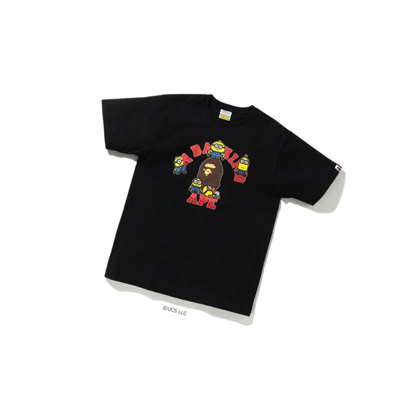 Tricko A BATHING APE Bape X Minions Tee01 Kratke Sleeve Panske Čierne | 9385-DYNTM