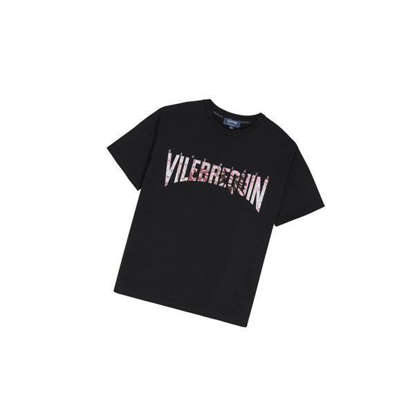 Tricko A BATHING APE Bape X Vilebrequin Tape Tee Kratke Sleeve Panske Čierne | 0853-PIONY