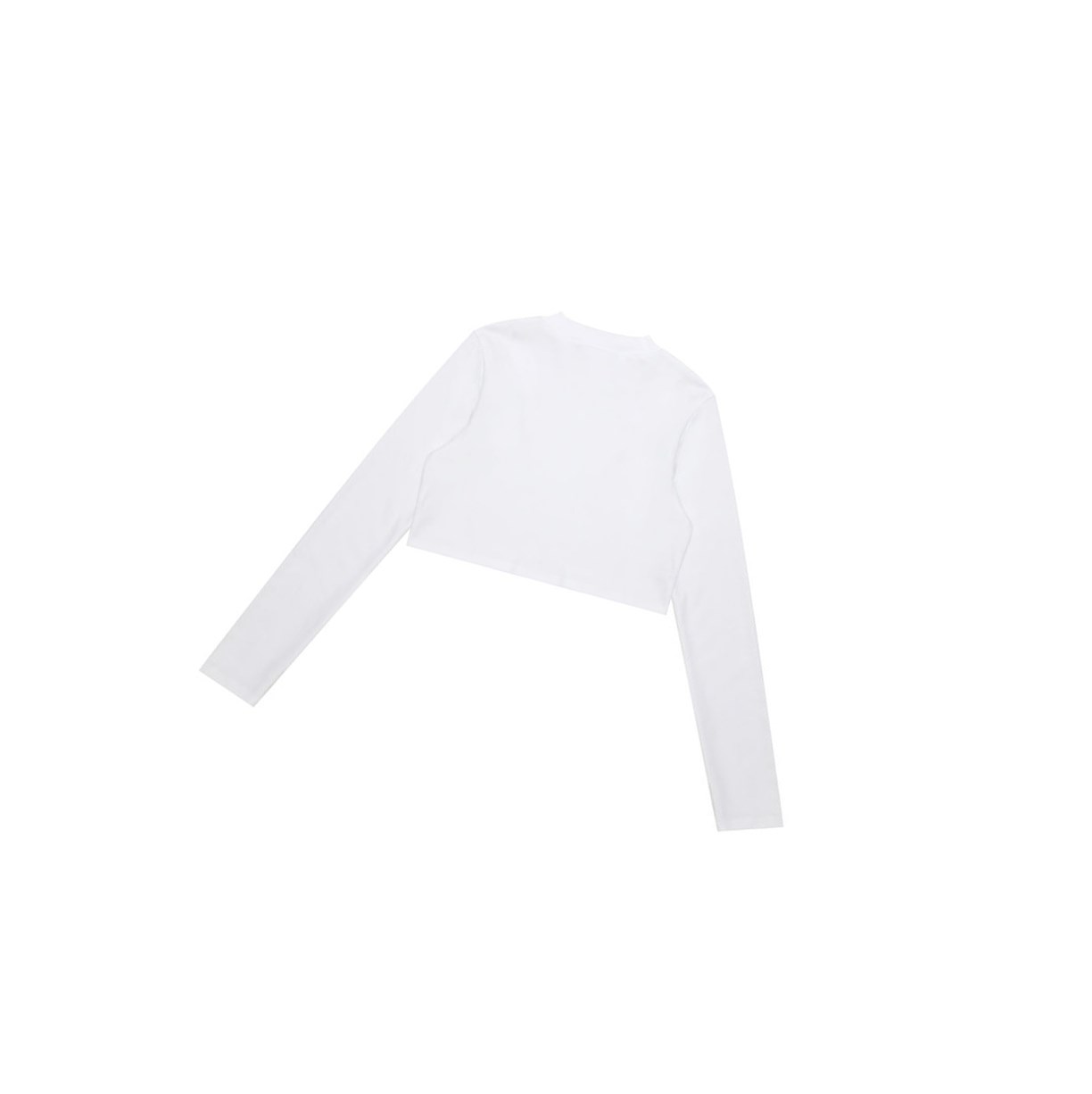 Blúzky A BATHING APE Bape Cropped Turtle Neck Top Long Sleeve Damske Biele | 4319-LTVXQ