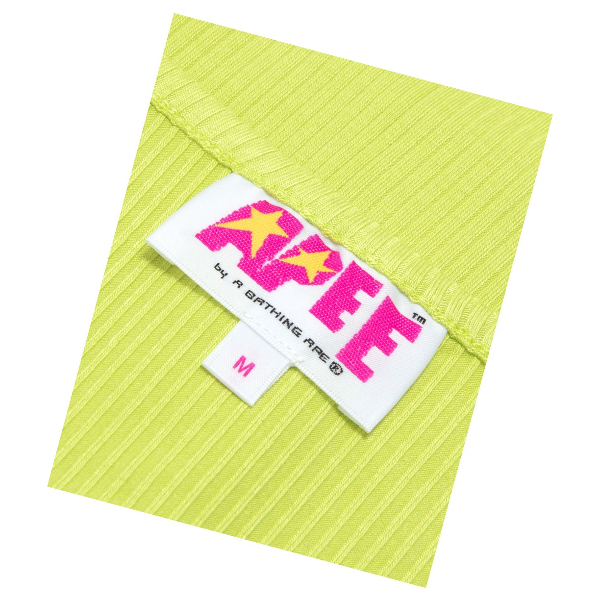 Blúzky A BATHING APE Bape Logo Drawstring Cropped Top Kratke Sleeve Damske Svetlo Zelene | 0412-VKECL