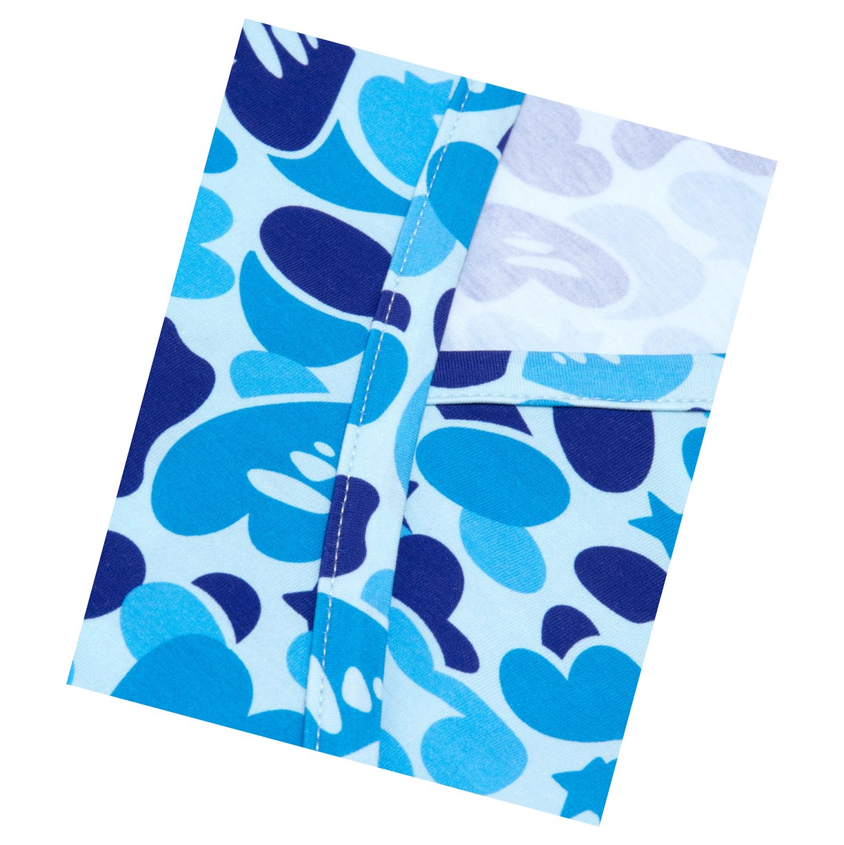 Blúzky A BATHING APE Bape Printed Top Kratke Sleeve Damske Modre | 1879-MPHBS