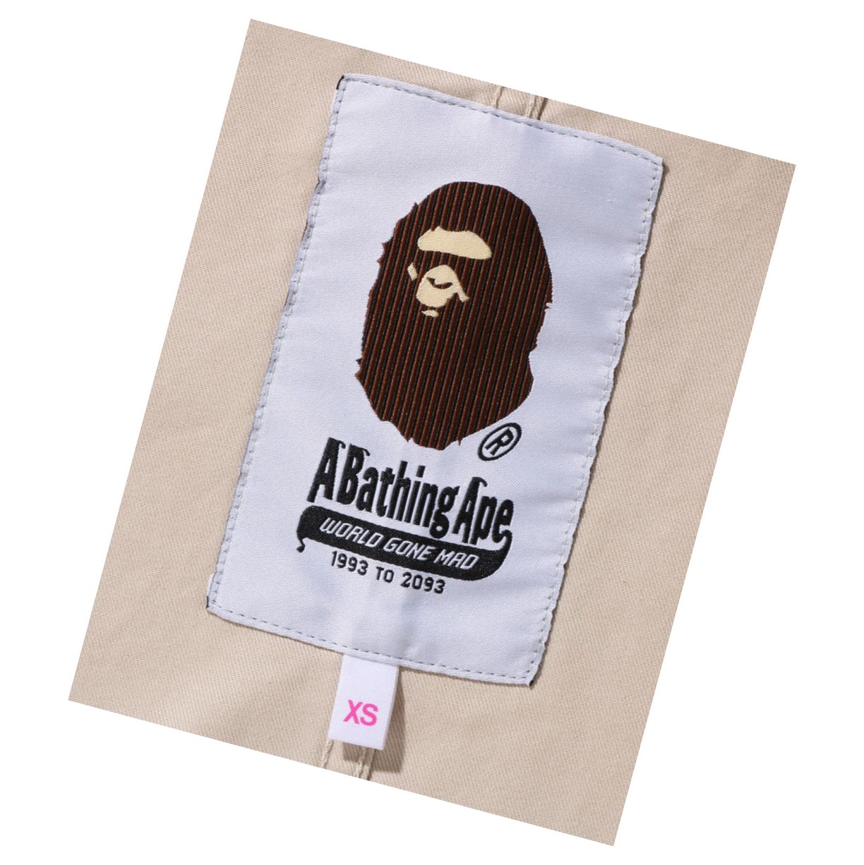 Bundy A BATHING APE Bape Big Pocket Pracovná Damske Béžové | 6428-TUNHW