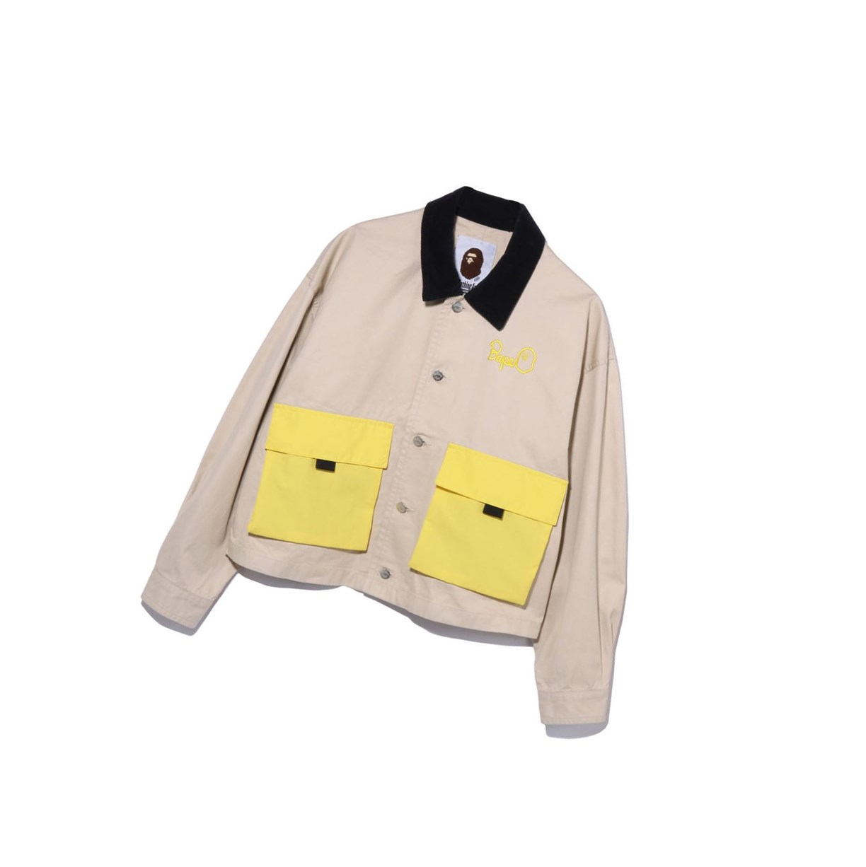 Bundy A BATHING APE Bape Big Pocket Pracovná Damske Béžové | 6428-TUNHW