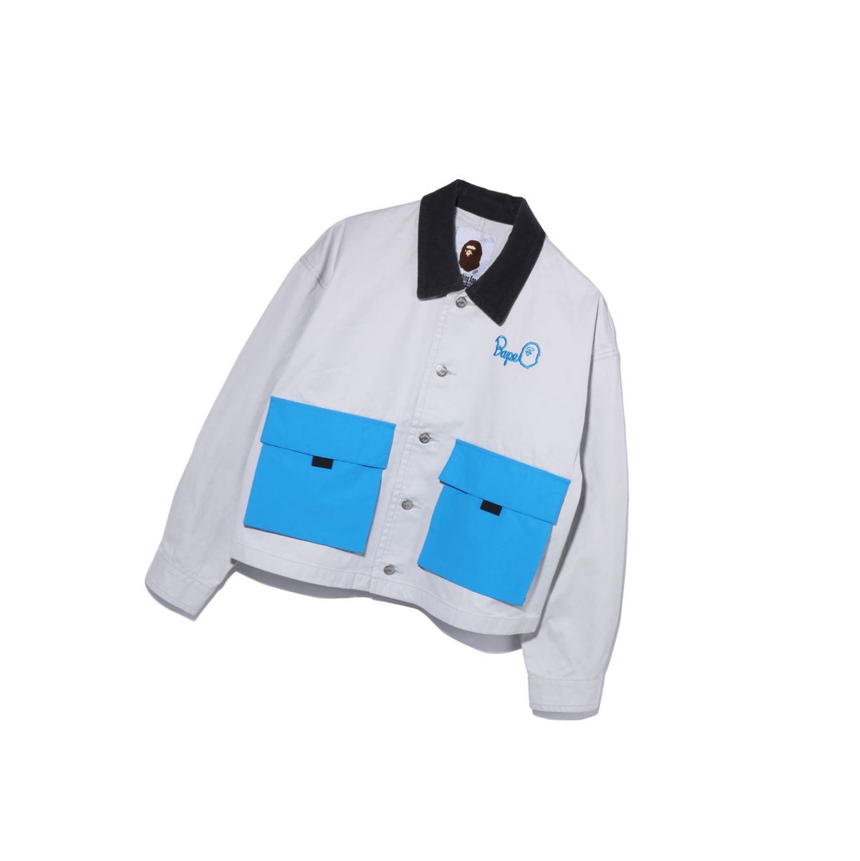 Bundy A BATHING APE Bape Big Pocket Pracovná Damske Siva | 8052-VXASG