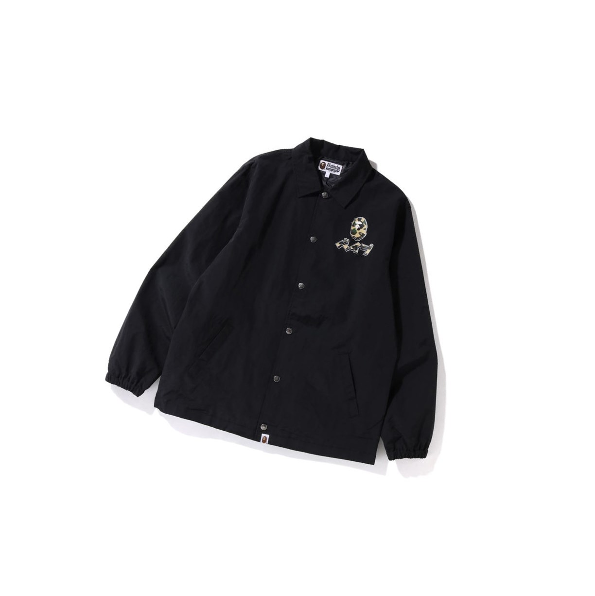 Bundy A BATHING APE Bape Harajuku Coach Panske Čierne | 4271-PGWOQ