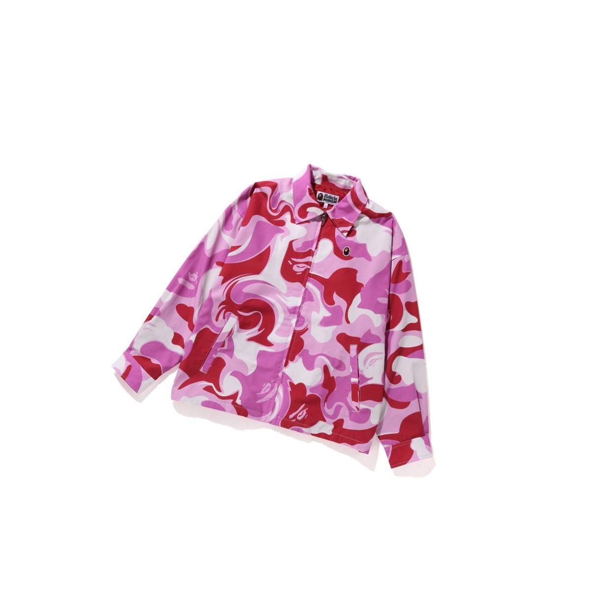 Bundy A BATHING APE Bape Marble Camo Oversized Zip Thin Damske Ruzove | 0198-CAJWZ