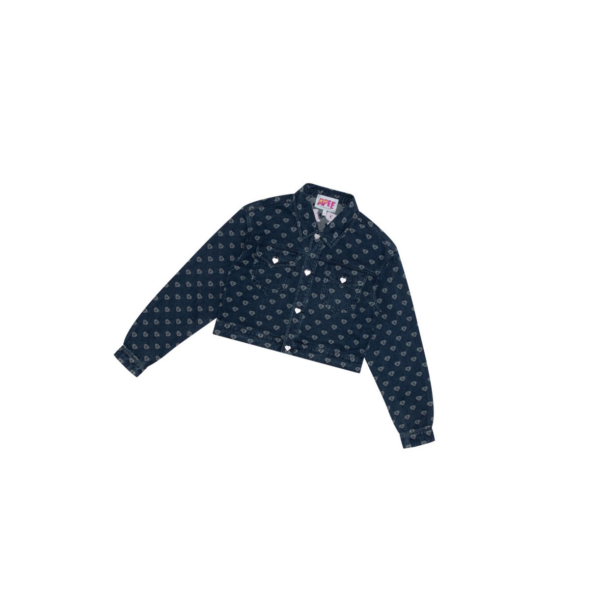 Bundy A BATHING APE Bape Patterned Denim Thin Damske Denim | 6421-WJHNG