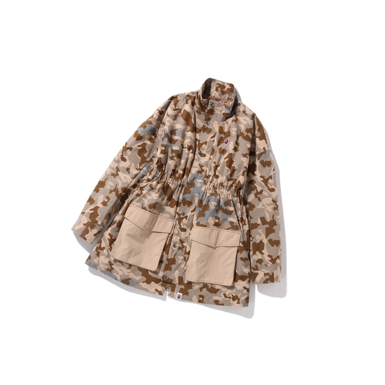 Bundy A BATHING APE Bape Sand Camo A Bathing Ape M65 Thin Damske Béžové | 6874-TFDLU