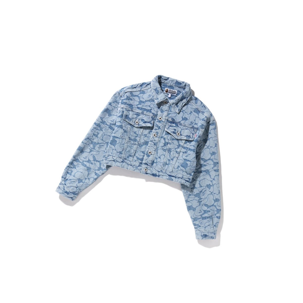 Bundy A BATHING APE Bape Solid Camo Cropped Denim Thin Damske Denim | 1205-DPENH