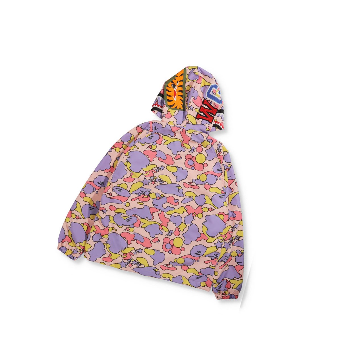 Bundy A BATHING APE Bape Sta Camo Oversized Full Zip Damske Ruzove | 0392-TDGFP